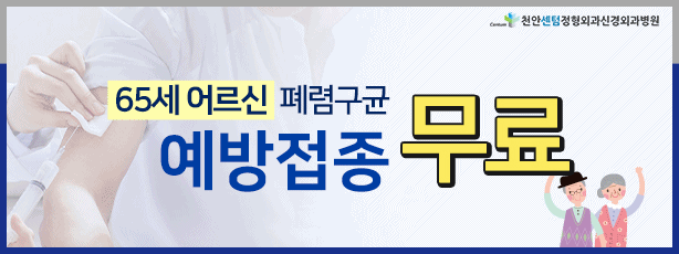65세 어르신 폐렴구균 예방접종 무료